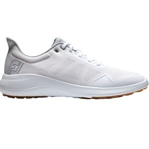 FootJoy Flex Men's Golf Shoes - Spikeless - White 10.5